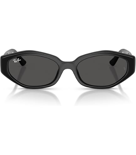 Amazon.com: Ray-Ban RB4421D Sunglasses, Black/Dark Grey, 56 mm